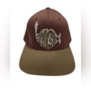 Phish Band 2 Toned FlexiFit Baseball Cap Dad Hat Trucker Hat Green/Brown S/M